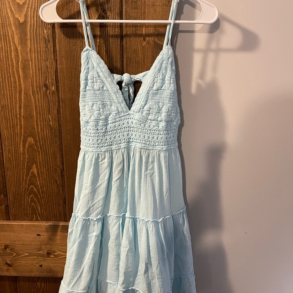 Light Blue Sleeveless Dress